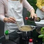 A Person Cooking in the Kitchen