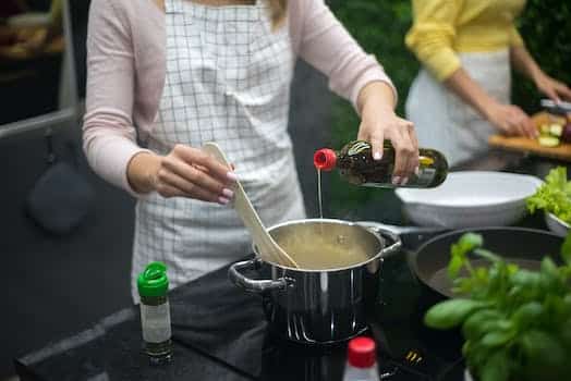 A Person Cooking in the Kitchen