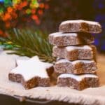 Stack of Cookies on White Textile