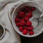 Strawberries in White Ceramic Bowl