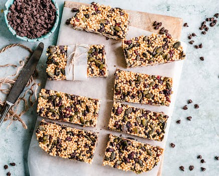 Top View Photo Of Granola Bars