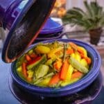 Vegetable Dish In Ceramic Cooking Pot