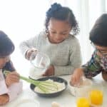 Children Cooking Food