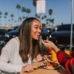 Couple Eating Pancakes