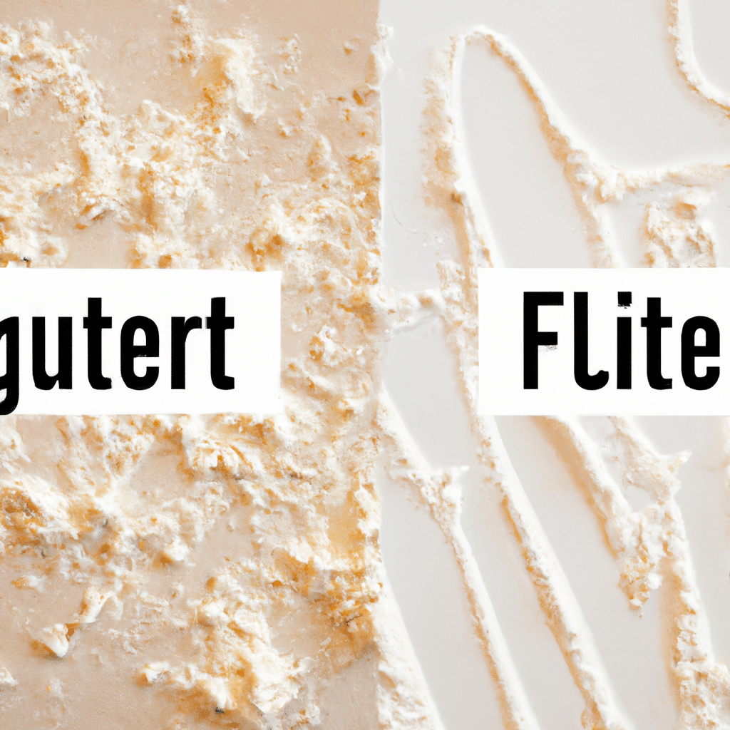 difference between gluten free flour and regular flour